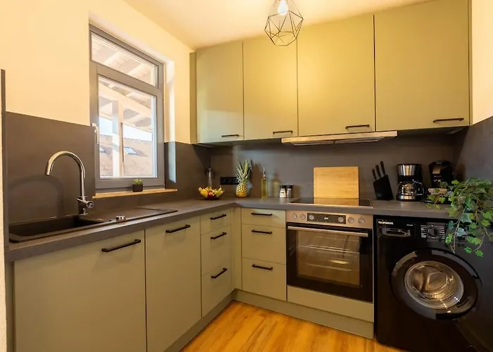 Апартаменты - 4 Personen, Wlan, Waschmaschine